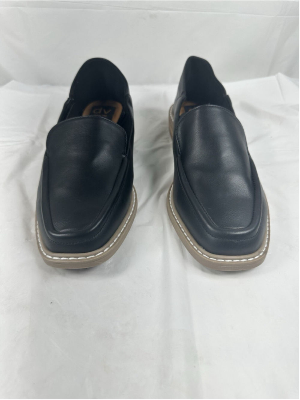 DV by Dolce Vita Women's Flirty Stacked Heel Loafer Black Size 8.5 New